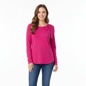 Banana Republic Long-sleeve Blouse with‎ Bow Tie